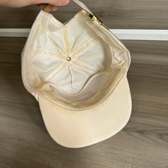 Vintage WHITE HOUSE STAFF / 1988 PRESIDENTIAL CAMPAIGN Trump Rope HAT / White - Picture 6 of 8